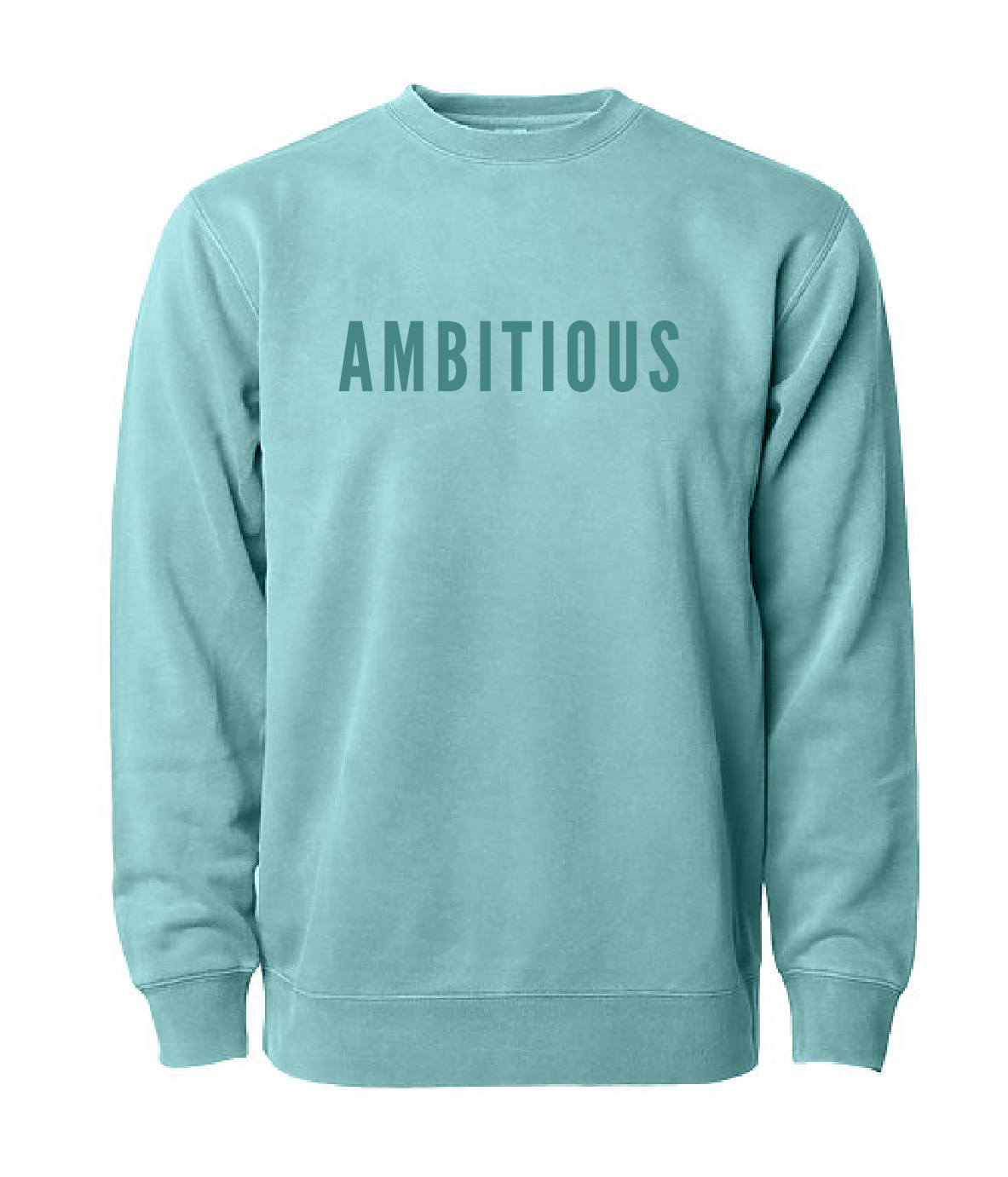 Ambitious Soft Garment Dye Crewneck Sweatshirt (Mint)