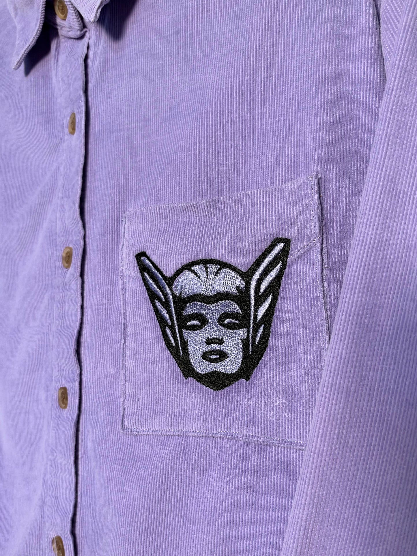 ThredUp Long Sleeve Corduroy Shirt (Thrifted)