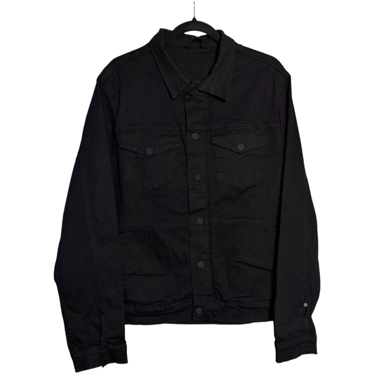 ThredUp Black Denim Trucker Jacket (Thrifted) Benefiting @bawsi