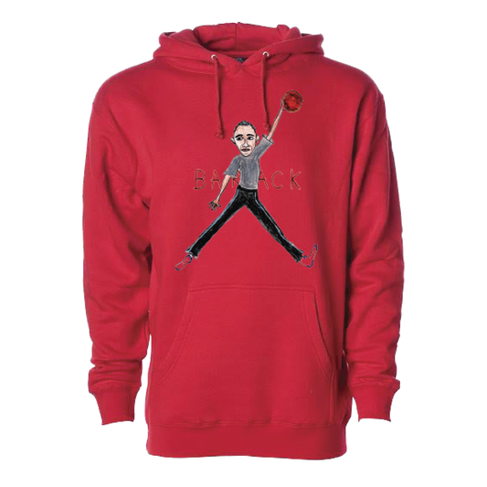 Air Barack Midweight Hoodie Sweatshirt (Red)