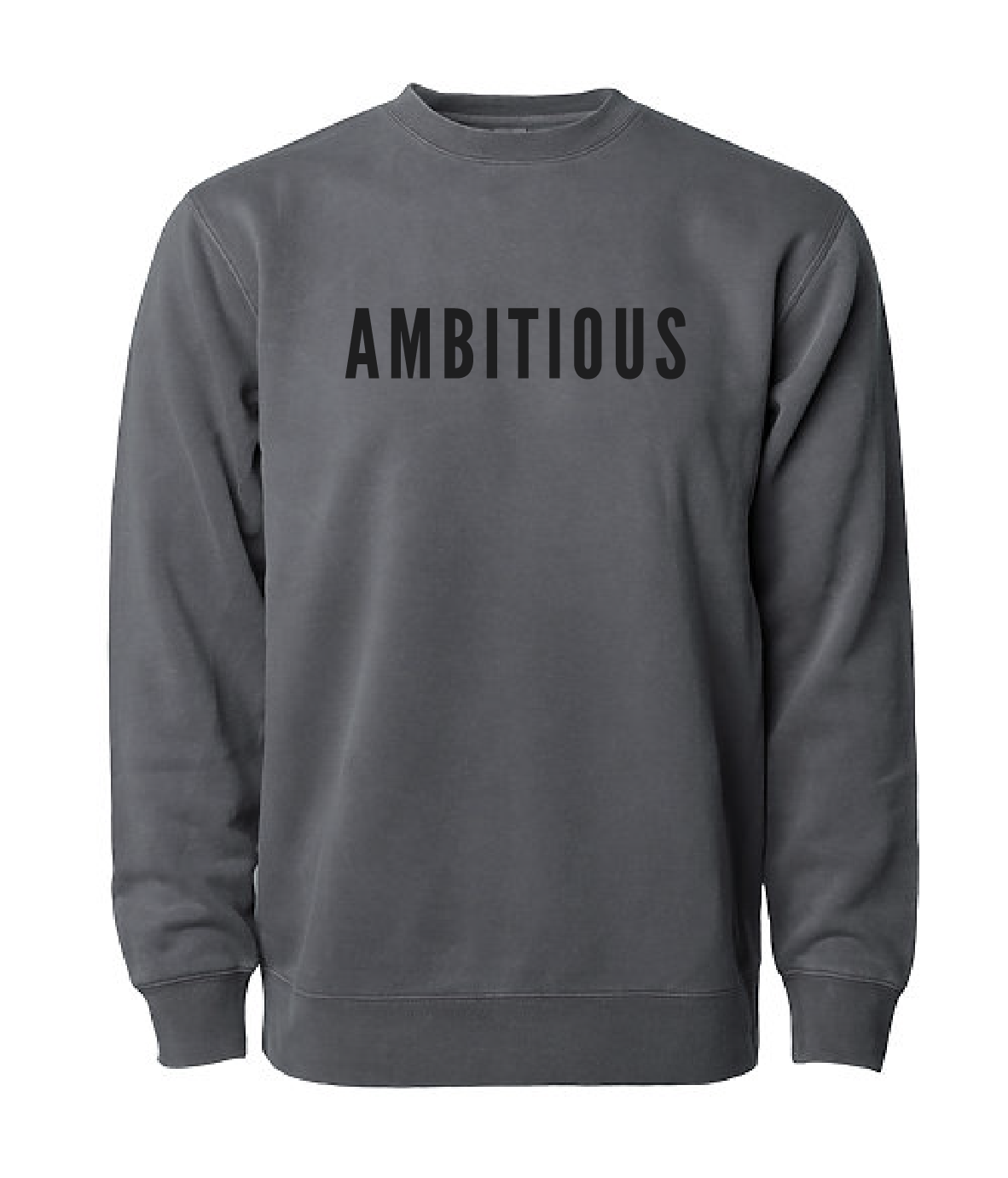 Ambitious Soft Garment Dye Crewneck Sweatshirt (Black)