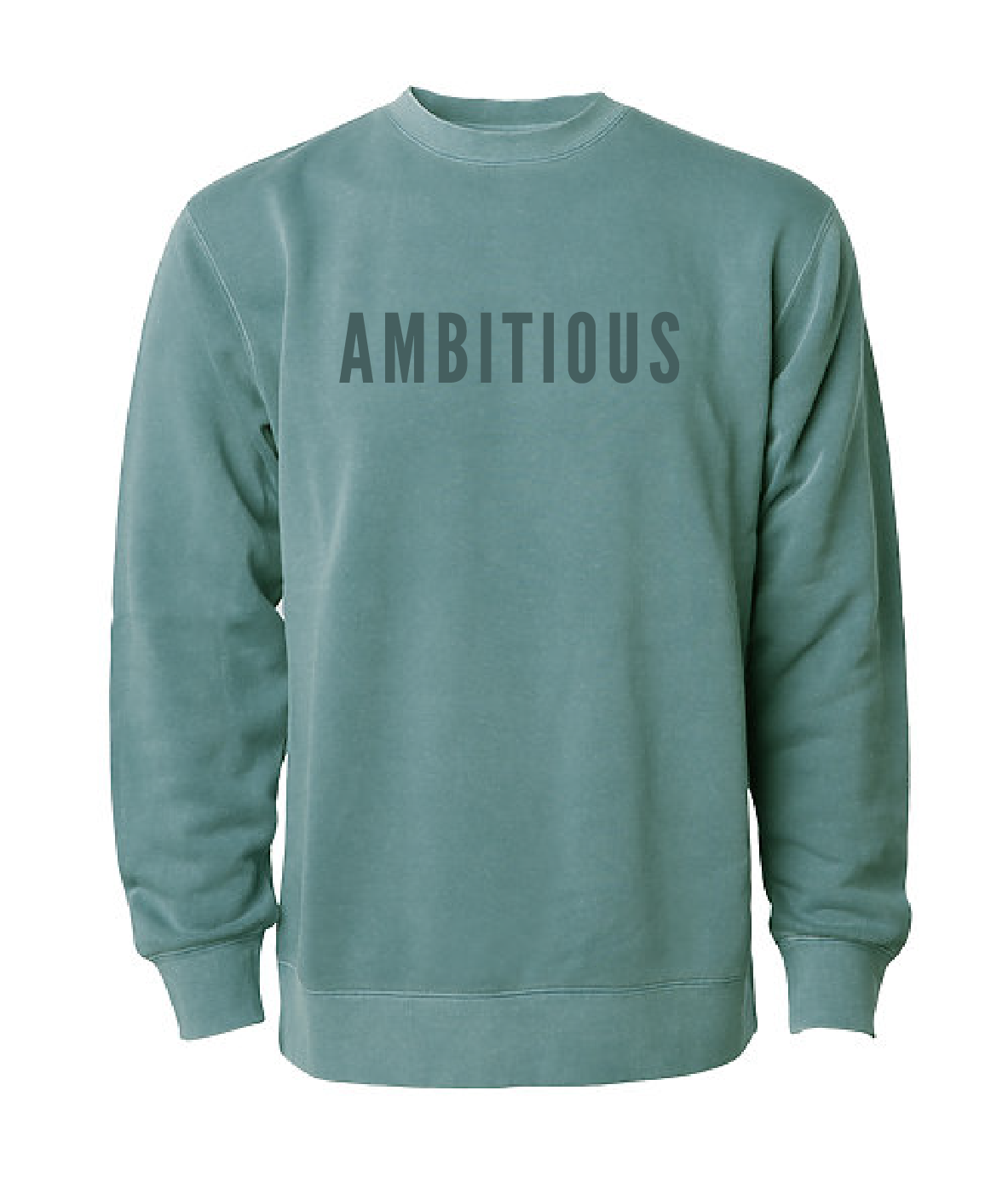 Ambitious Soft Garment Dye Crewneck Sweatshirt (Alpine Green)