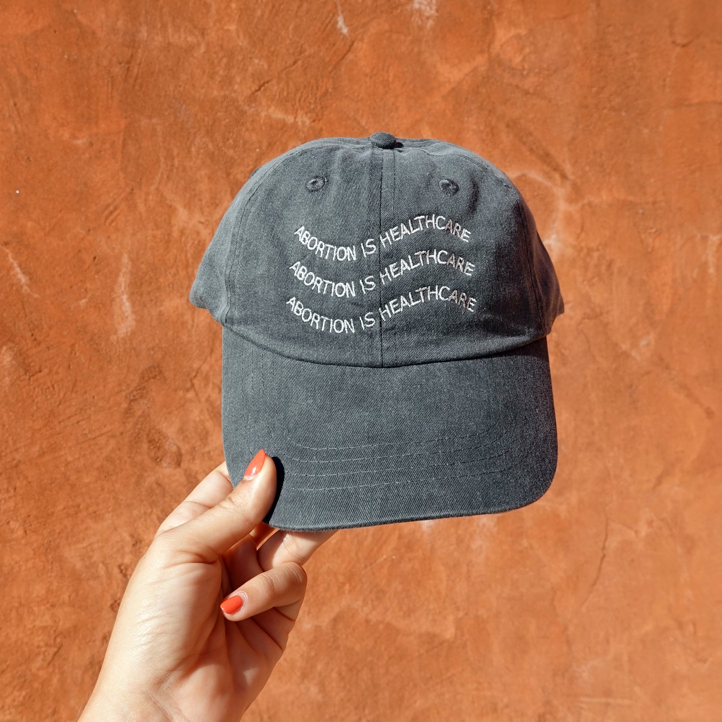 Abortion Is Healthcare Hat (Phenomenal x Read Receipts) - Charcoal