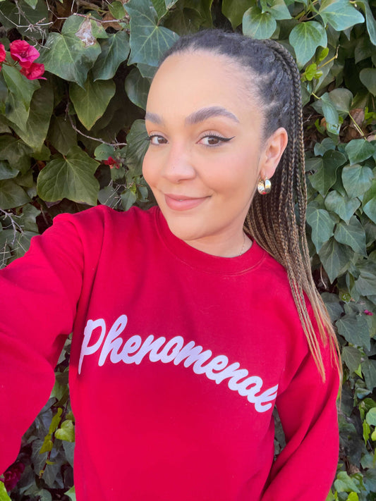 Phenomenal Heavyweight Crewneck Sweatshirt (Red)