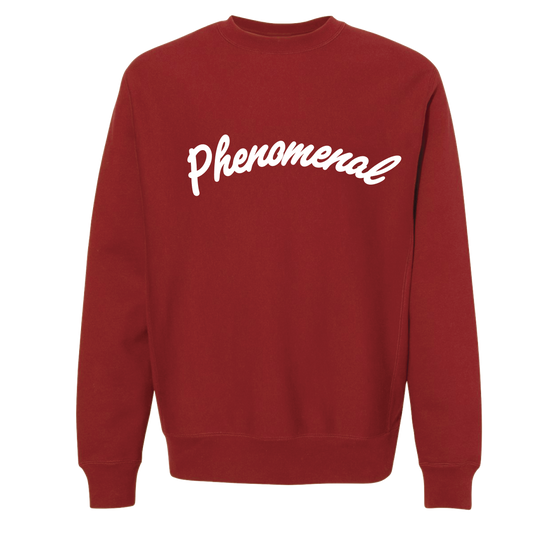 Phenomenal Heavyweight Crewneck Sweatshirt (Red)