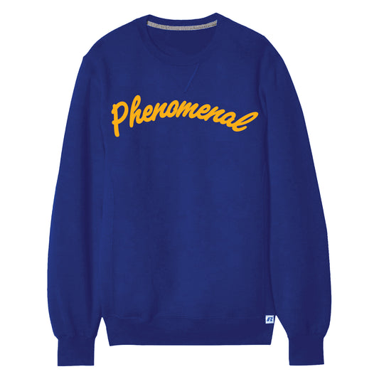 Phenomenal x Russell Athletic Midweight Crewneck Sweatshirt (Royal/Gold)