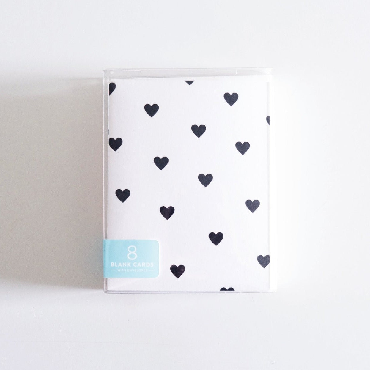 Black Hearts Boxed Cards (Set of 8)