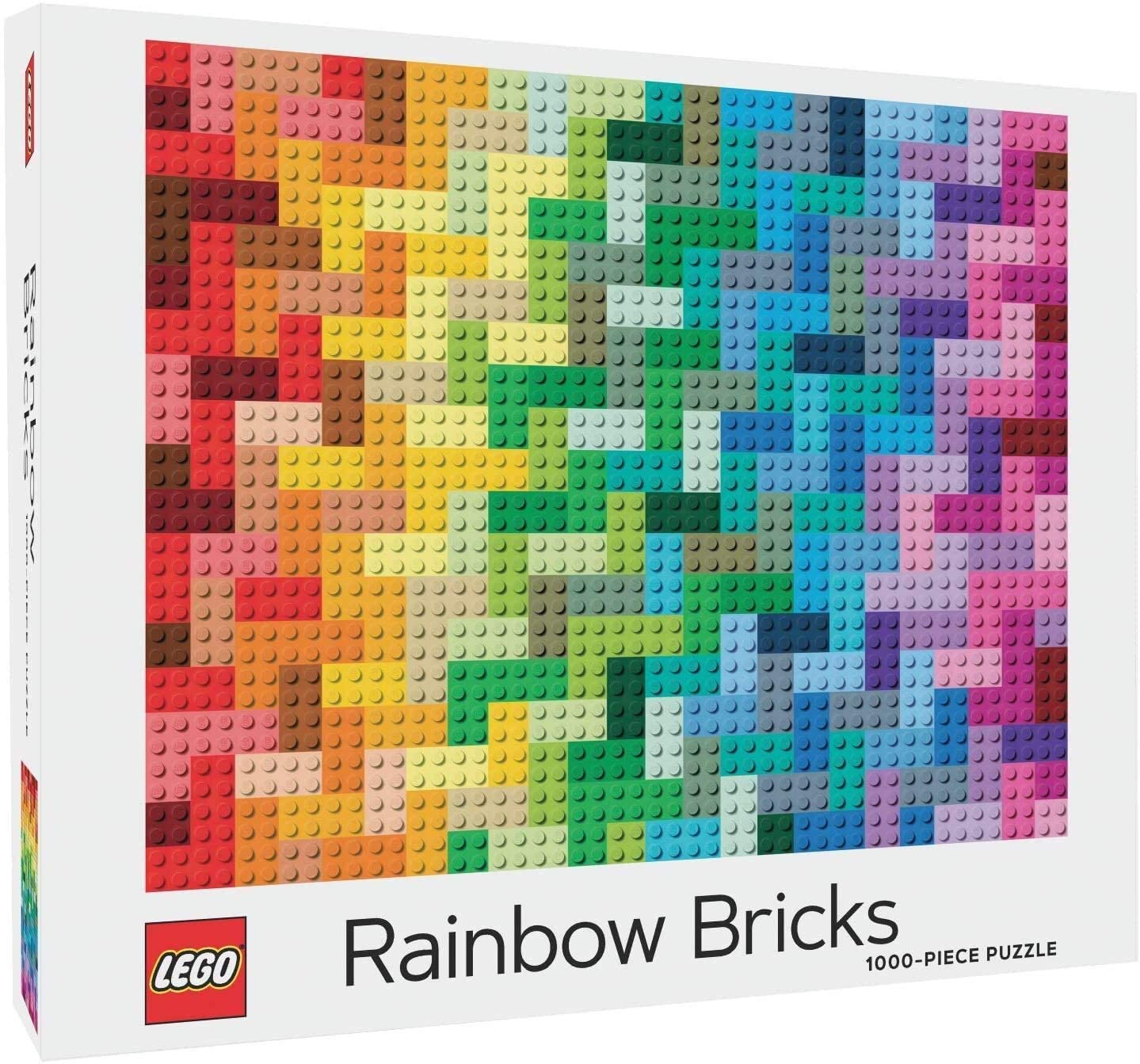 LEGO Rainbow Bricks 1000 pc Puzzle